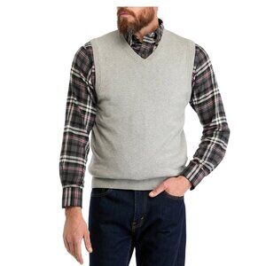 NWT IZOD Premium Essentials Jersey V-Neck Sweater Vest 2XL XXL Big and Tall NEW